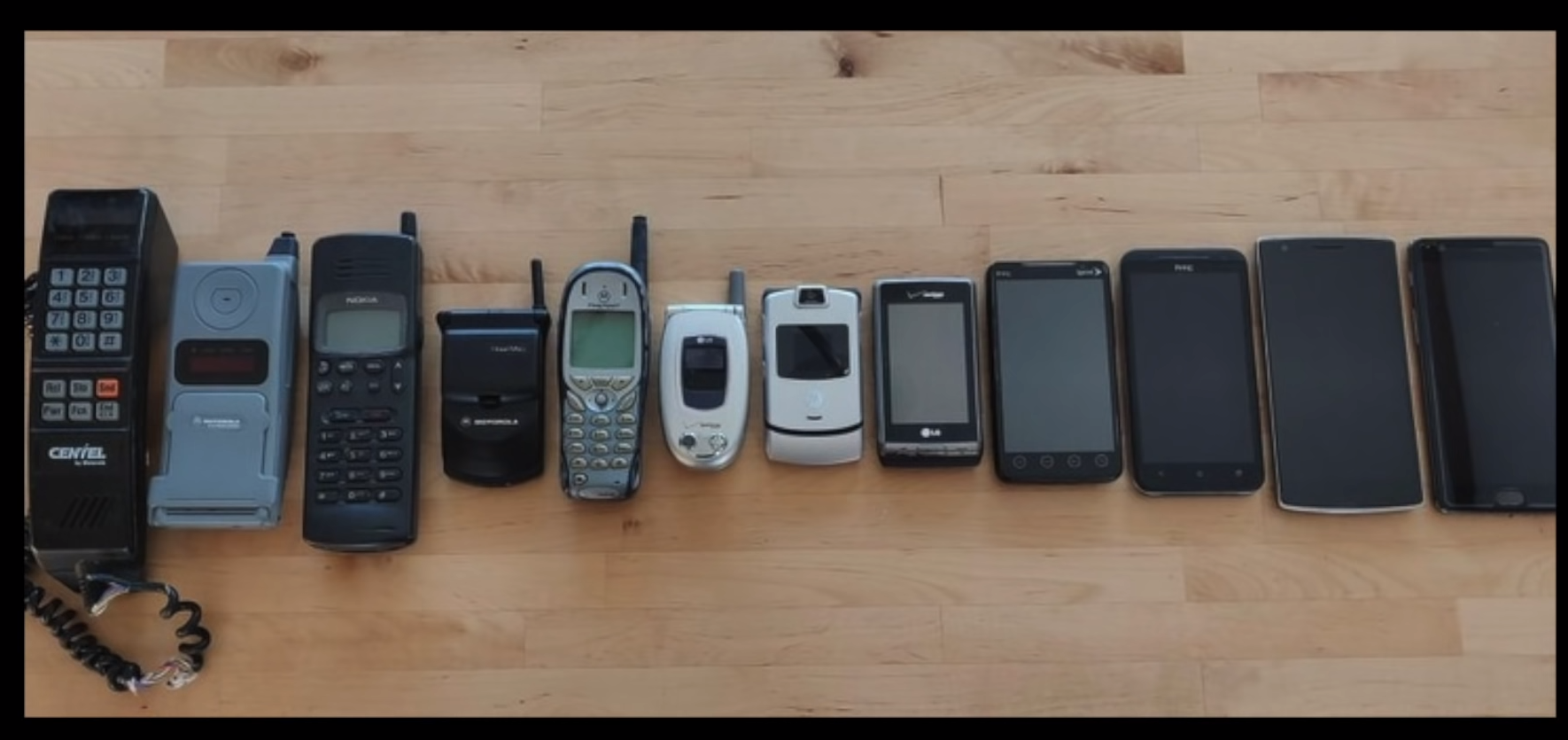 25 ans d'évolution du mobile