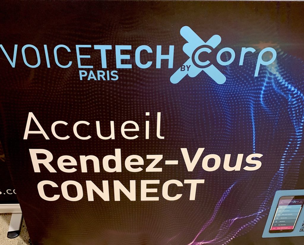 Accueil du Voice Tech Paris
