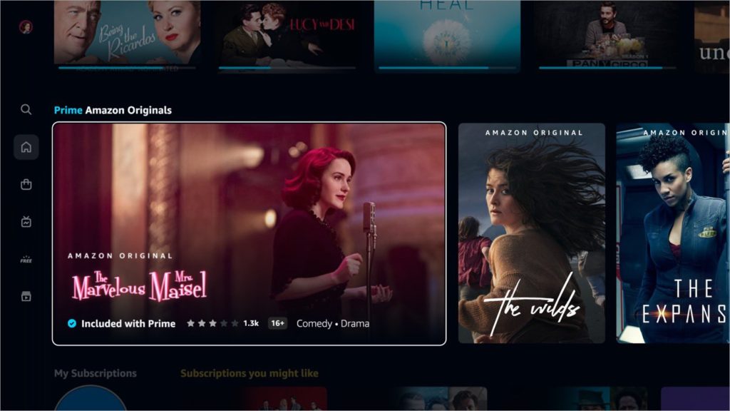 Prime Video Interface