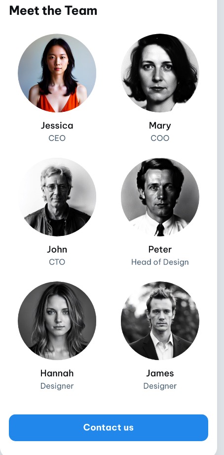 Essai de Galileo.ai : exemple de maquette modifiée par un prompt