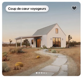 Label Coup de cœur des voyageurs sur une photo produit