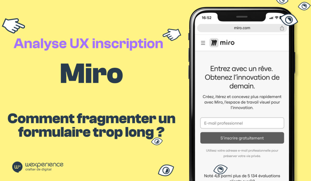 Image d'illustration de l'article : Analyse de l'UX du tunnel d'inscription de Miro