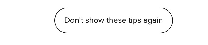 Bouton de désactivation de l'aide