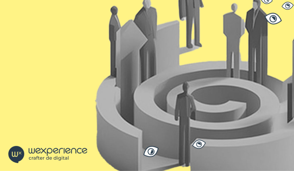 Illustration montrant un parcours client digital B2B